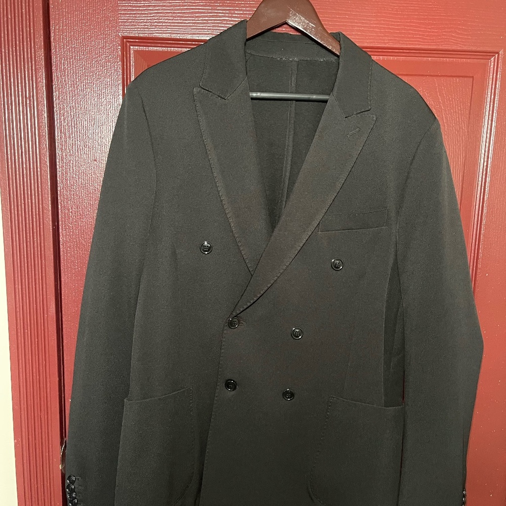 Clayton - Black Blazer - Double Breasted